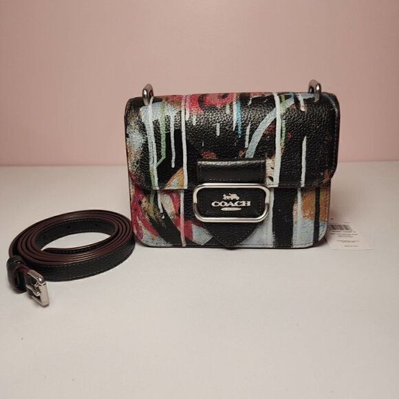 NWT CM108 Coach X Mint + Serf Morgan Square Crossbody - Picture 1 of 7